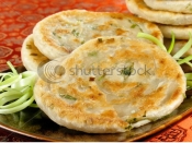 葱入りパンケーキ